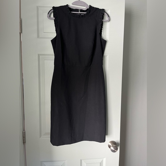black dress with rhinestone Jazzy Contrast Mini Size:Custom made upto30oe Esrakz-Premium Black Oxford Dress